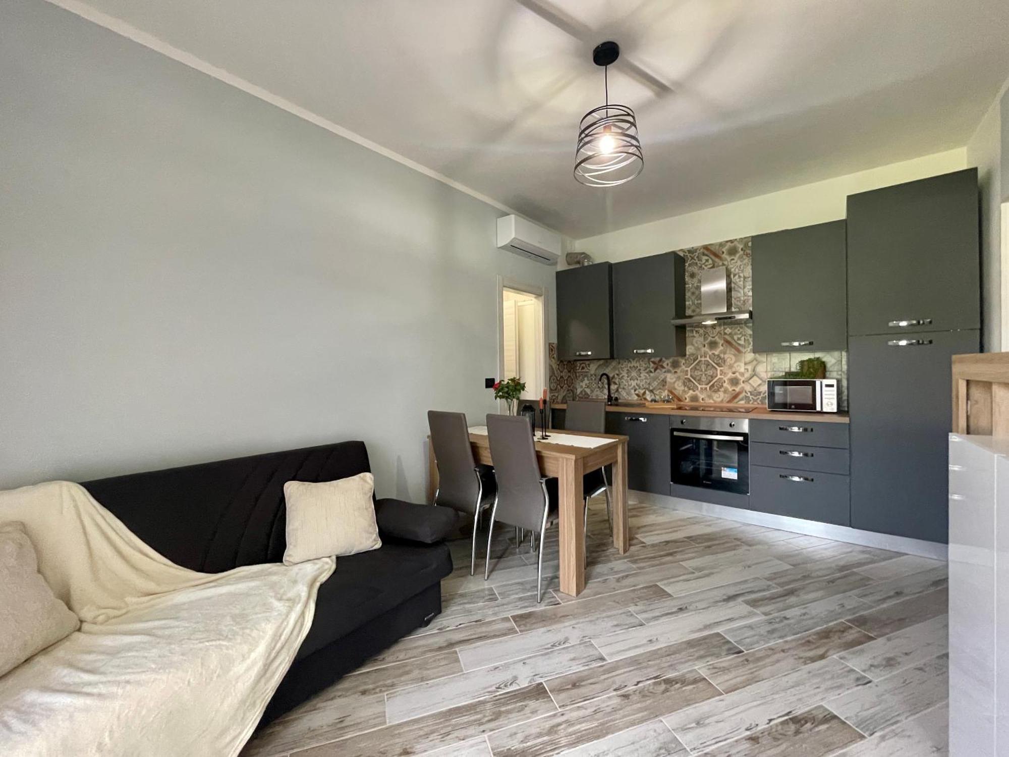 洛阿诺Il Gabbiano Bilocale Con Piscina, Garage E A/C.公寓 外观 照片